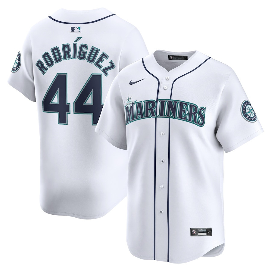 Julio RodrÃ­guez 44 Seattle Mariners Home Limited Player Men Jersey - White