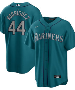 Julio Rodriguez 44 Seattle Mariners Player Men Jersey - Aqua