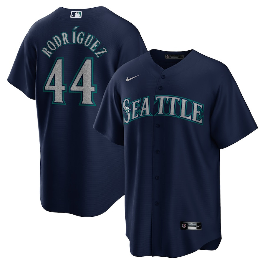 Julio Rodriguez 44 Seattle Mariners Player Men Jersey - Navy