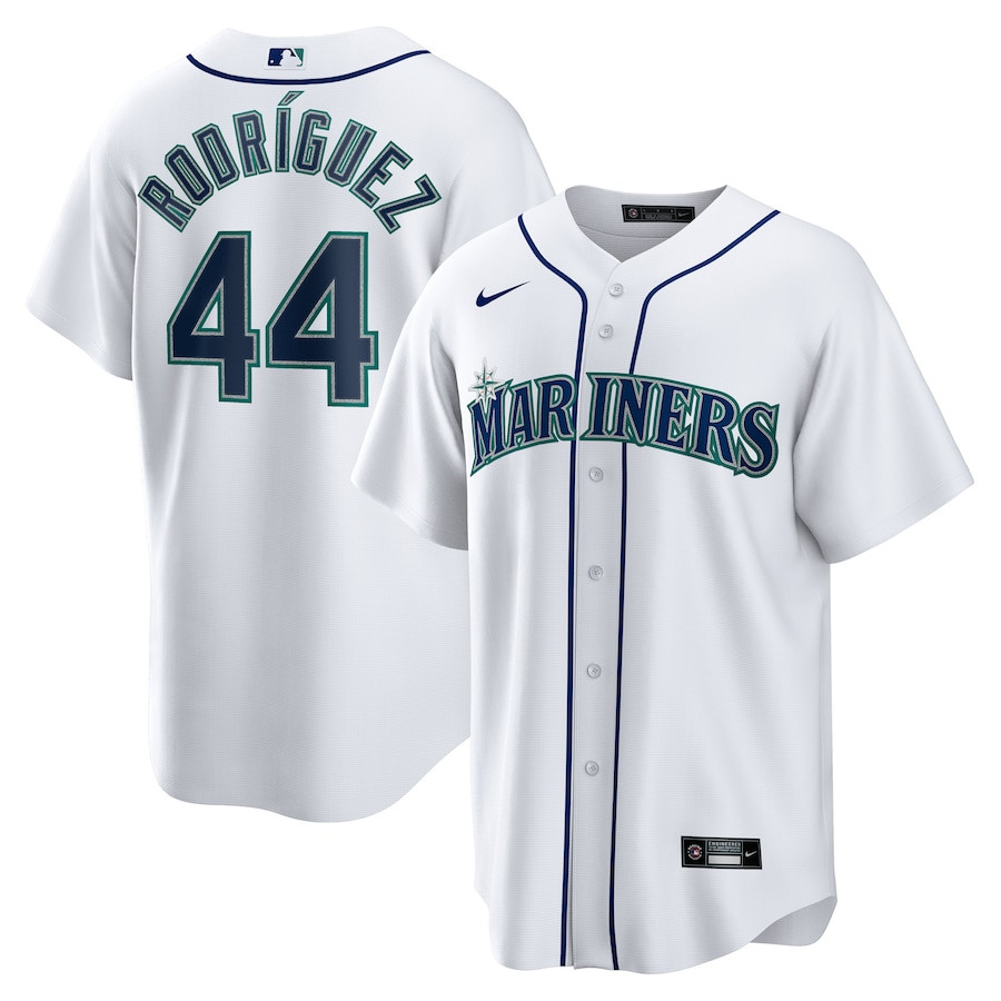 Julio Rodriguez 44 Seattle Mariners Player Men Jersey - White