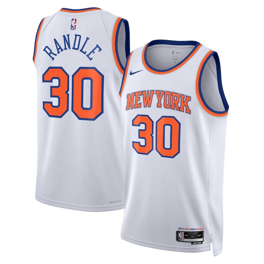 Julius Randle 30 New York Knicks Unisex Swingman Jersey - Association Edition - White - JS903