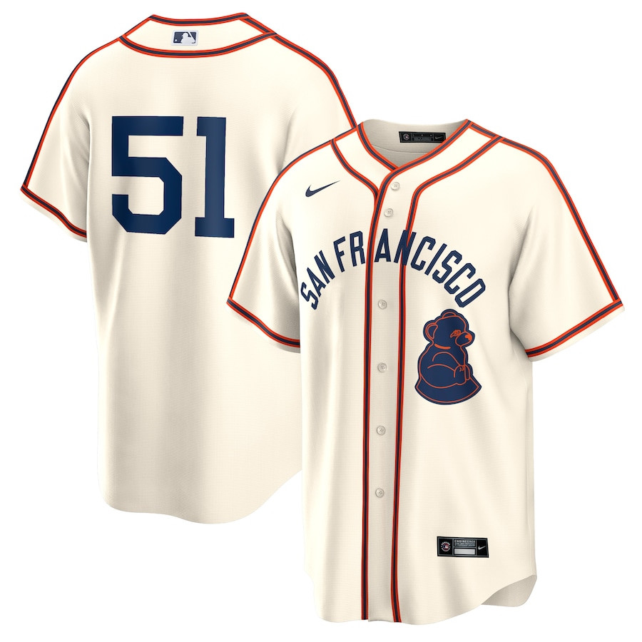 Jung Hoo Lee 51 San Francisco Giants 2024 Rickwood Classic Player Men Jersey - Cream