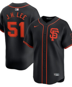 Jung Hoo Lee 51 San Francisco Giants Alternate Limited Men Jersey - Black