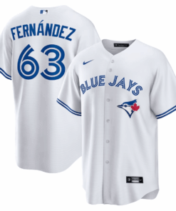 Junior FernÃ¡ndez 63 Toronto Blue Jays Home Jersey - White