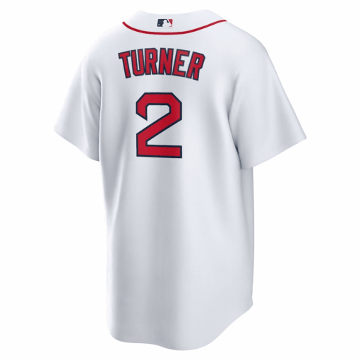 Justin Turner 2 Boston Red Sox Home Men Jersey - White - Image 2