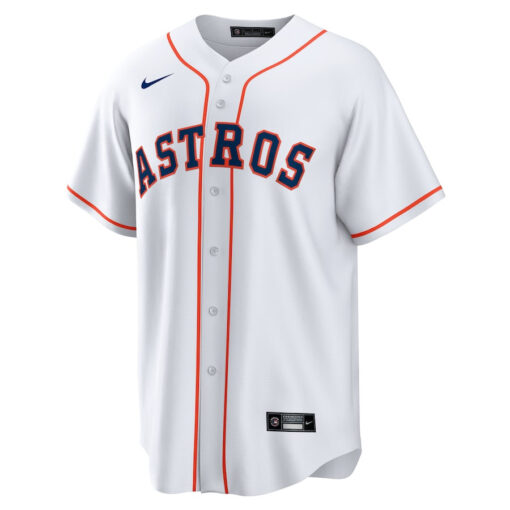 Justin Verlander 35 Houston Astros Home Men Jersey - White - Image 2
