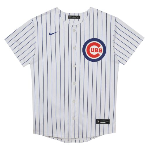 Juvenile Chicago Cubs White Home Blank Jersey - Image 2