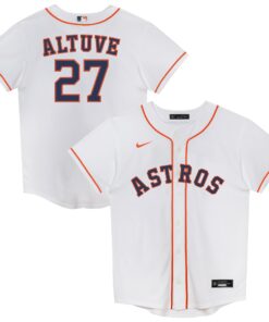 Juvenile Houston Astros Jose Altuve White 2.0 Player Jersey