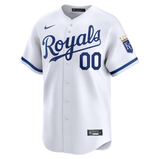 Kansas City Royals Home Limited Custom YOUTH Jersey - White - Image 2