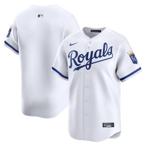 Kansas City Royals Home Limited YOUTH Jersey - White