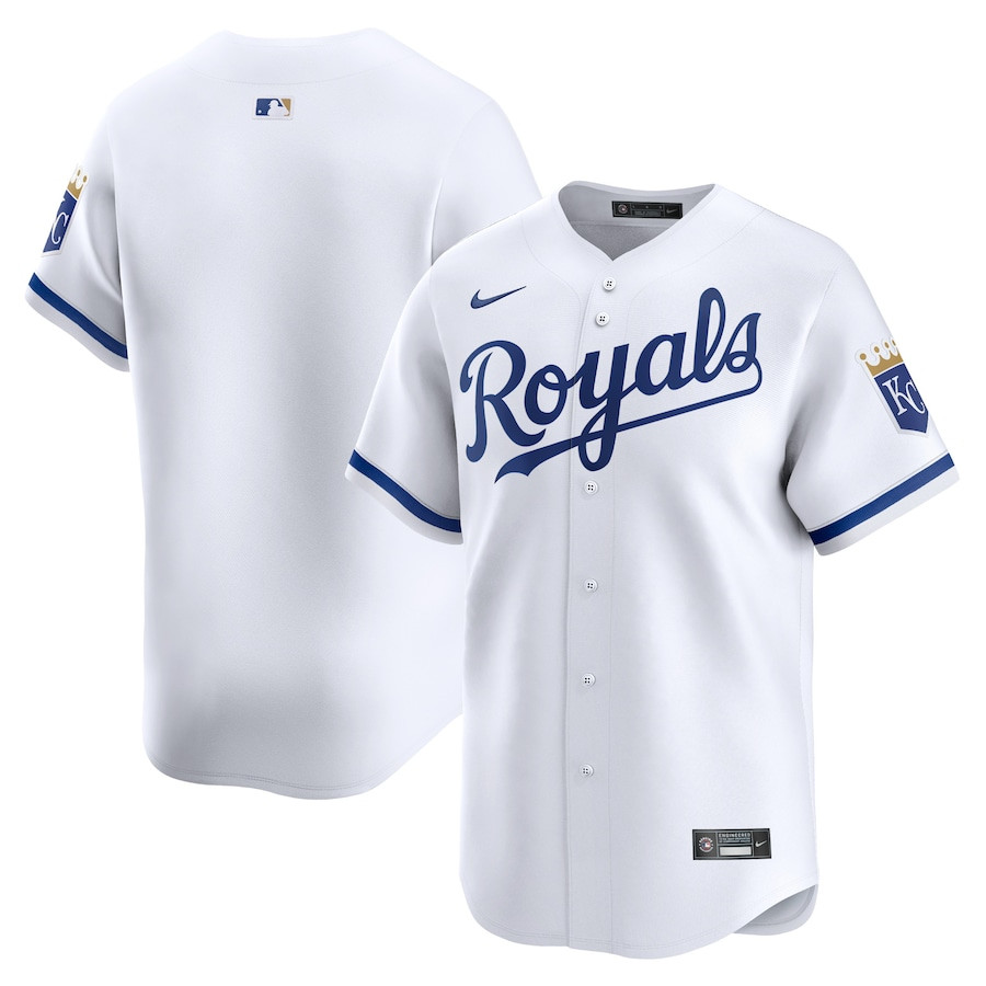 Kansas City Royals Home Limited YOUTH Jersey - White