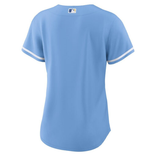 Kansas City Royals Women's Alternate Team Logo Jersey - Light Blue - Image 3