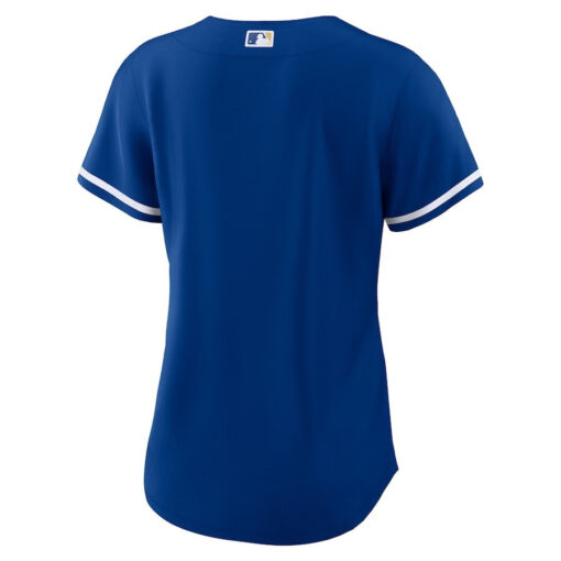 Kansas City Royals Women's Alternate Team Logo Jersey - Royal - Image 3