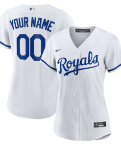 Kansas City Royals Women's Custom Jersey - White