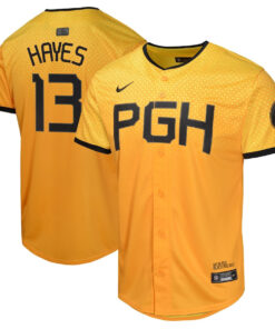 Ke'Bryan Hayes 13 Pittsburgh Pirates City Connect Limited YOUTH Jersey - Gold