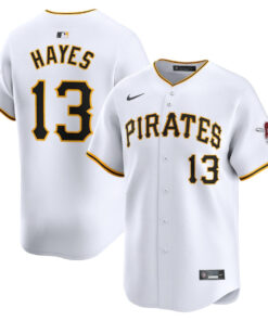 Ke'Bryan Hayes 13 Pittsburgh Pirates Home Limited Player Men Jersey - White