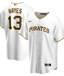 Ke'Bryan Hayes 13 Pittsburgh Pirates Home Men Jersey - White
