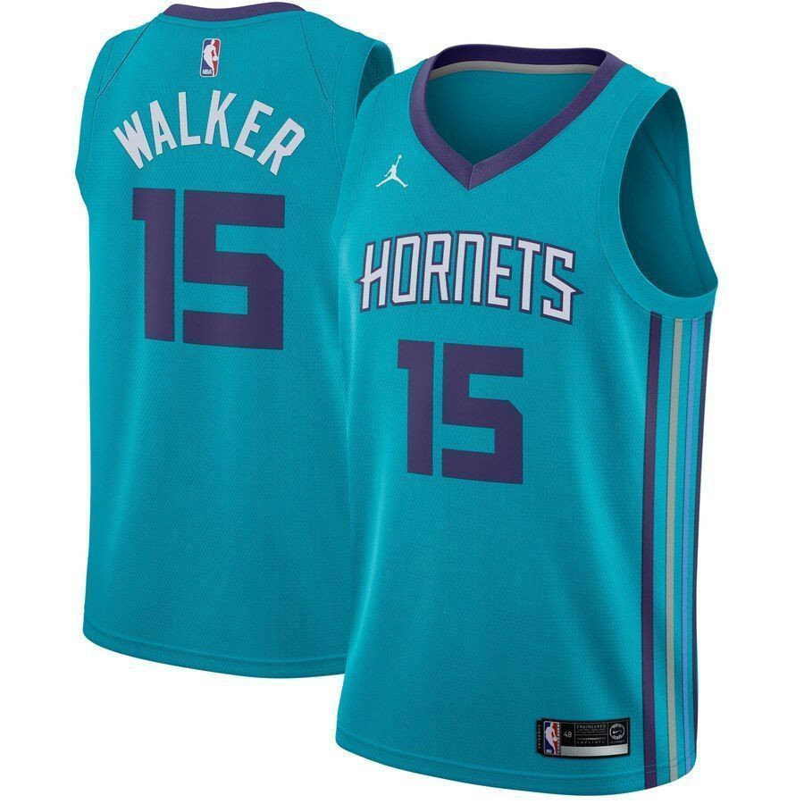 Kemba Walker Charlotte Hornets Swingman Jersey Teal - Icon Edition - JS369