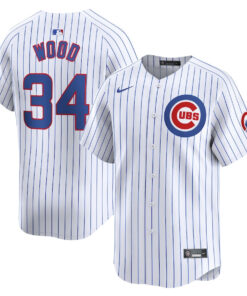 Kerry Wood 34 Chicago Cubs Home Limited Player Men Jersey - White