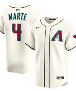 Ketel Marte 4 Arizona Diamondbacks Alternate Limited Player Men Jersey - Cream