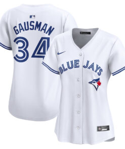 Kevin Gausman 34 Toronto Blue Jays Women Home Limited Player Jersey - White