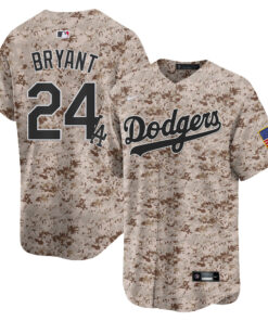 Kobe Bryant 24 Los Angeles Dodgers USMC Alternate Limited Men Jersey - Desert