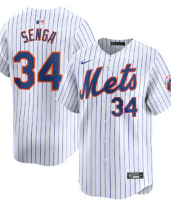 Kodai Senga 34 New York Mets Home Limited Player Men Jersey - White