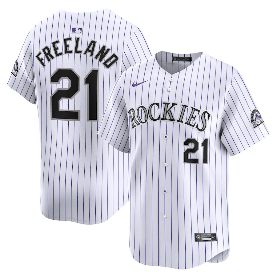 Kyle Freeland 21 Colorado Rockies Home Limited Player Men Jersey - White