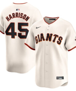 Kyle Harrison 45 San Francisco Giants Home Limited Player Men Jersey - Cream
