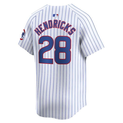 Kyle Hendricks 28 Chicago Cubs Home Limited Player Men Jersey - White - Image 3