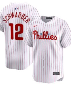 Kyle Schwarber 12 Philadelphia Phillies Home Limited Player Men Jersey - White