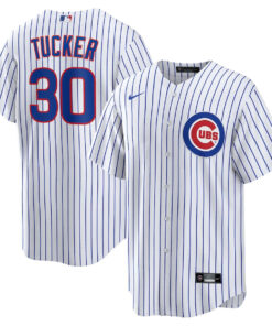 Kyle Tucker 30 Chicago Cubs Home Player Men Jersey - White