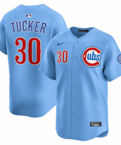 Kyle Tucker 30 Chicago Cubs Limited Alternate 2 Men Jersey - Baby Blue