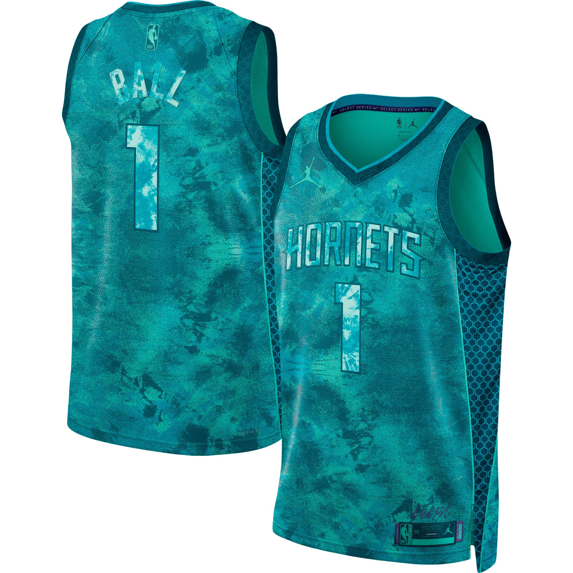 LaMelo Ball 1 Charlotte Hornets Unisex Select Series Swingman Jersey - Printing - JS647