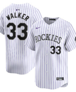 Larry Walker 33 Colorado Rockies Home Limited Player Men Jersey - White
