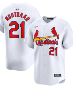 Lars Nootbaar 21 St. Louis Cardinals Home Limited Men Jersey - White