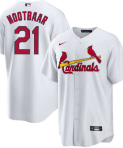 Lars Nootbaar 21 St. Louis Cardinals Home Men Jersey - White
