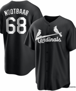 Lars Nootbaar 68 St. Louis Cardinals Men Jersey - Black