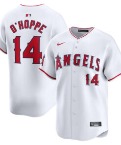 Logan O'Hoppe 14 Los Angeles Angels Home Limited Men Jersey - White