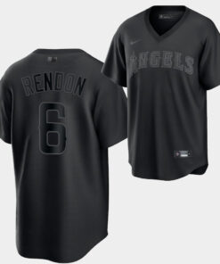 Los Angeles Angels Anthony Rendon Fashion 6 Black Jersey