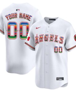 Los Angeles Angels Mexico Vapor Premier Limited Custom Jersey