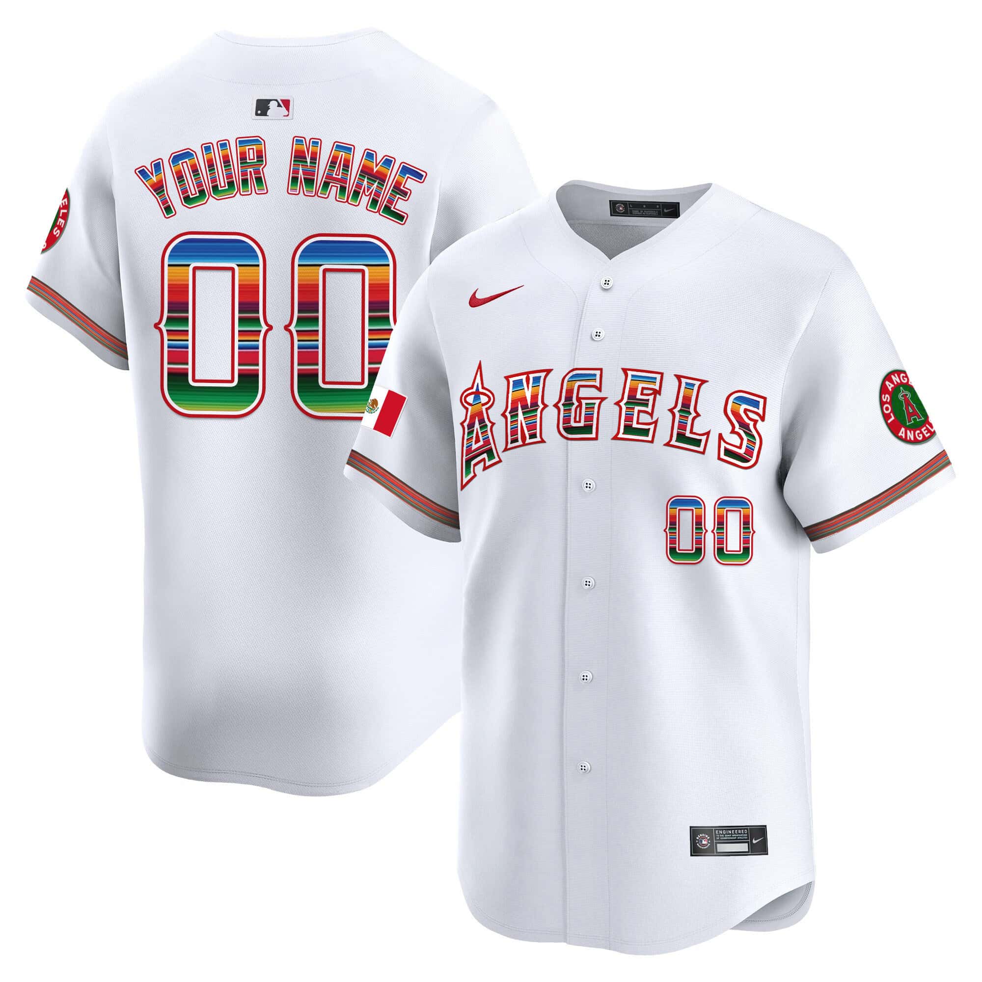 Los Angeles Angels Mexico Vapor Premier Limited Custom Jersey