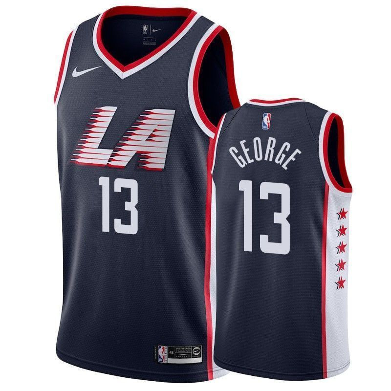 Los Angeles Clippers Paul George 13 City Men's Jersey - JS717