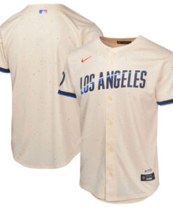 Los Angeles Dodgers 2024 City Connect Limited Youth Jersey - Cream