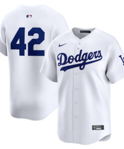Los Angeles Dodgers 2024 Jackie Robinson Day Home Limited Women Jersey - White