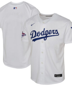 Los Angeles Dodgers 2024 World Series Champions Home Limited YOUTH Jersey - White