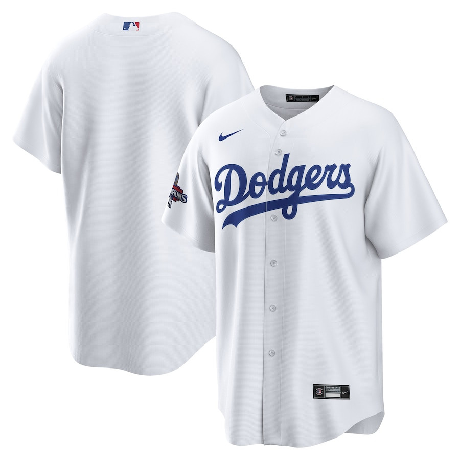 Los Angeles Dodgers 2024 World Series Champions Home Men Player Jersey - White