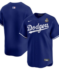 Los Angeles Dodgers 2024 World Series Home Limited Men Jersey - Royal