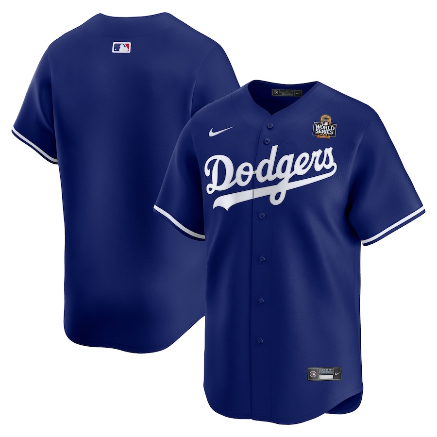 Los Angeles Dodgers 2024 World Series Home Limited Men Jersey - Royal