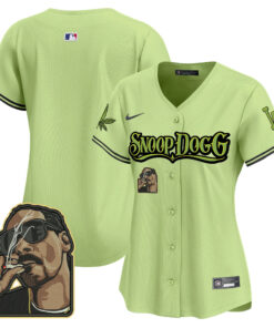 Los Angeles Dodgers Snoop Dogg Women Jersey - Light Green